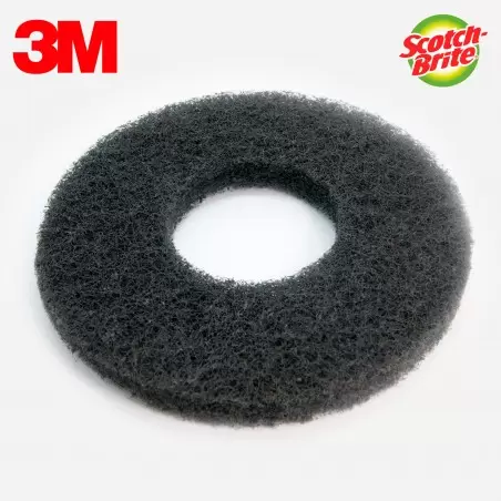 DISQUE NOIR MONOBROSSE / AUTOLAVEUSE 381MM SCOTCH-BRITE 3M (X5)